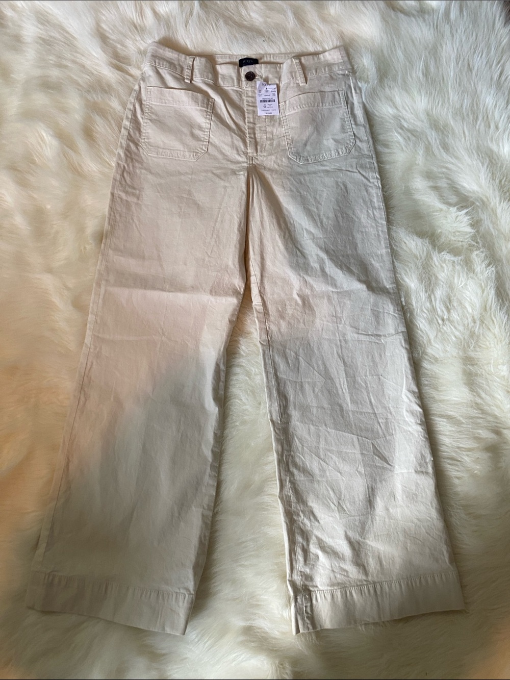 J. Crew Natural Straight-Leg Trousers